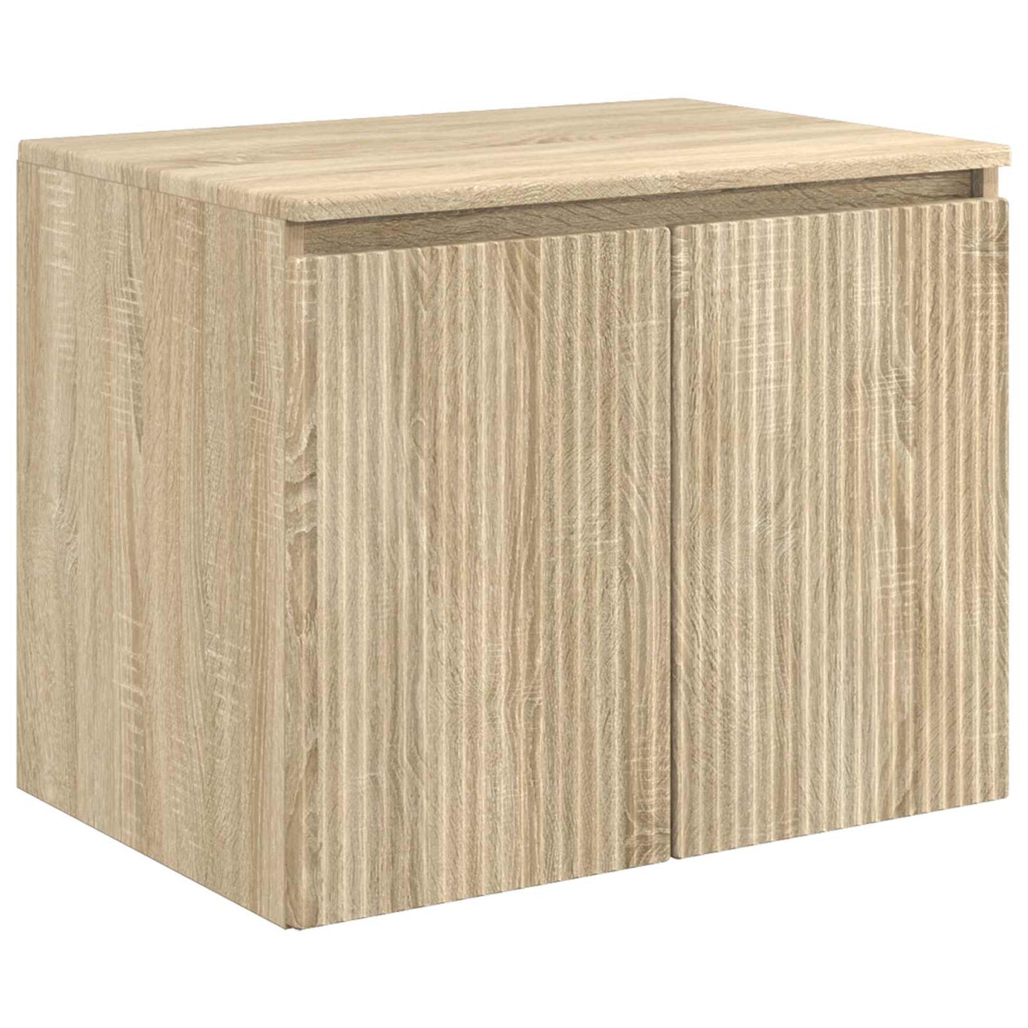 Bathroom Cabinet Set 3 pcs Sonoma Oak 49.5 x 44.5 x 65 cm