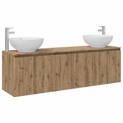 Bathroom Cabinet Set 3 pcs Artisan Oak 49.5 x 44.5 x 65 cm