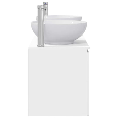 Bathroom Cabinet Set 3 pcs White 49.5 x 44.5 x 65 cm