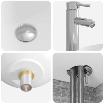 Bathroom Cabinet Set 3 pcs Grey Sonoma 49.5 x 44.5 x 65 cm