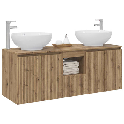 Bathroom Cabinet Set 3 pcs Artisan Oak 49.5 x 44.5 x 65 cm