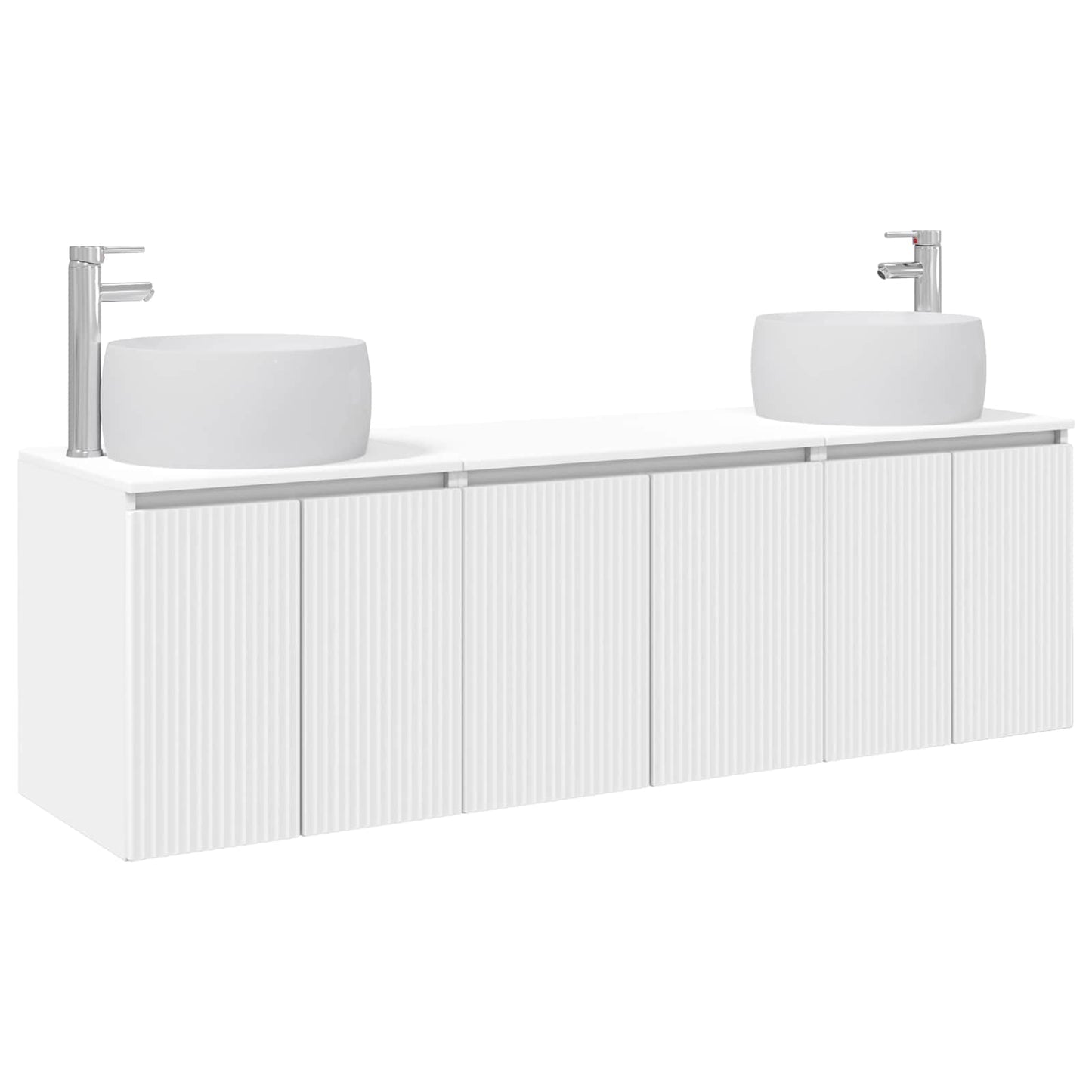 Bathroom Cabinet Set 3 pcs White 49.5 x 44.5 x 66 cm