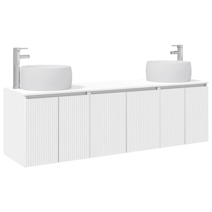 Bathroom Cabinet Set 3 pcs White 49.5 x 44.5 x 66 cm