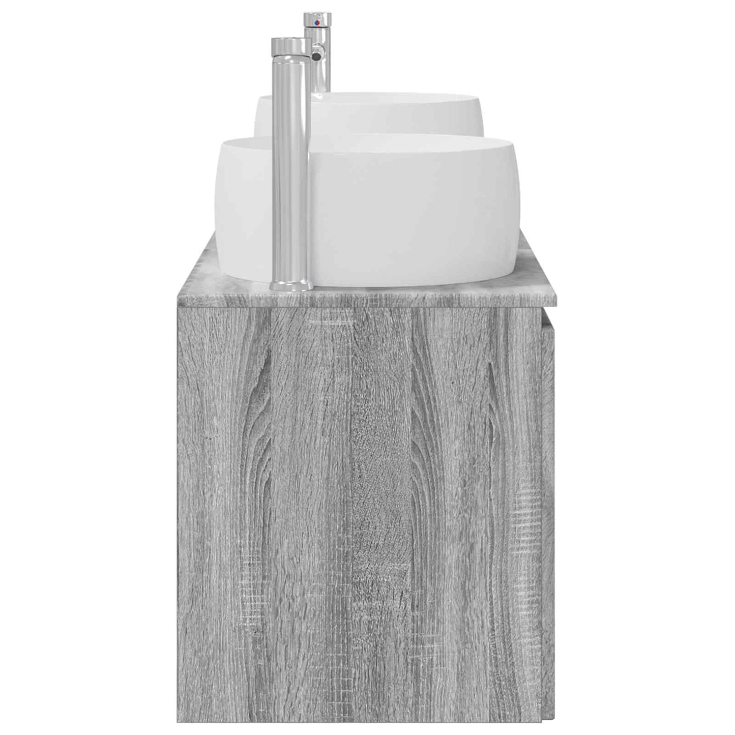 Bathroom Cabinet Set 3 pcs Grey Sonoma 49.5 x 44.5 x 66 cm