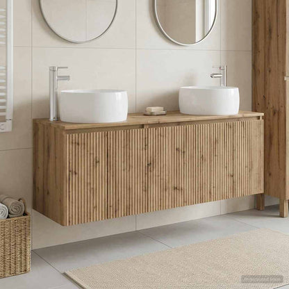 Bathroom Cabinet Set 3 pcs Artisan Oak 49.5 x 44.5 x 66 cm