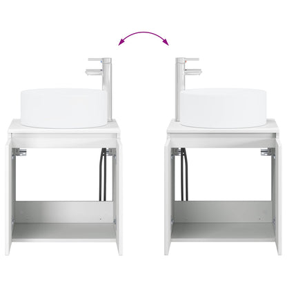 Bathroom Cabinet Set 3 pcs White 49.5 x 44.5 x 65.5 cm