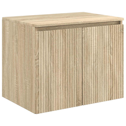 Bathroom Cabinet Set 3 pcs Sonoma Oak 49.5 x 44.5 x 65.5 cm