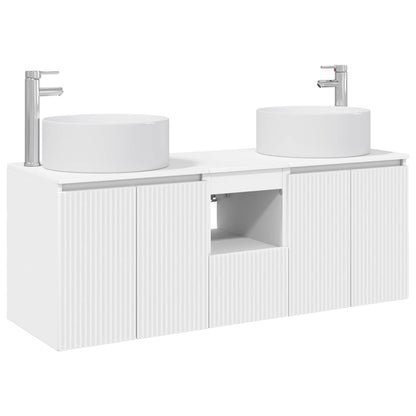 Bathroom Cabinet Set 3 pcs White 49.5 x 44.5 x 65.5 cm