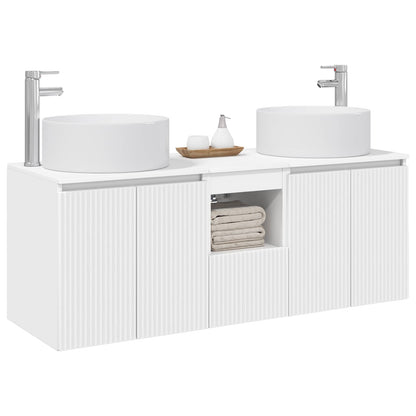 Bathroom Cabinet Set 3 pcs White 49.5 x 44.5 x 65.5 cm