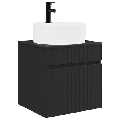 Bathroom Cabinet Set 3 pcs Black 49 x 44.5 x 65 cm