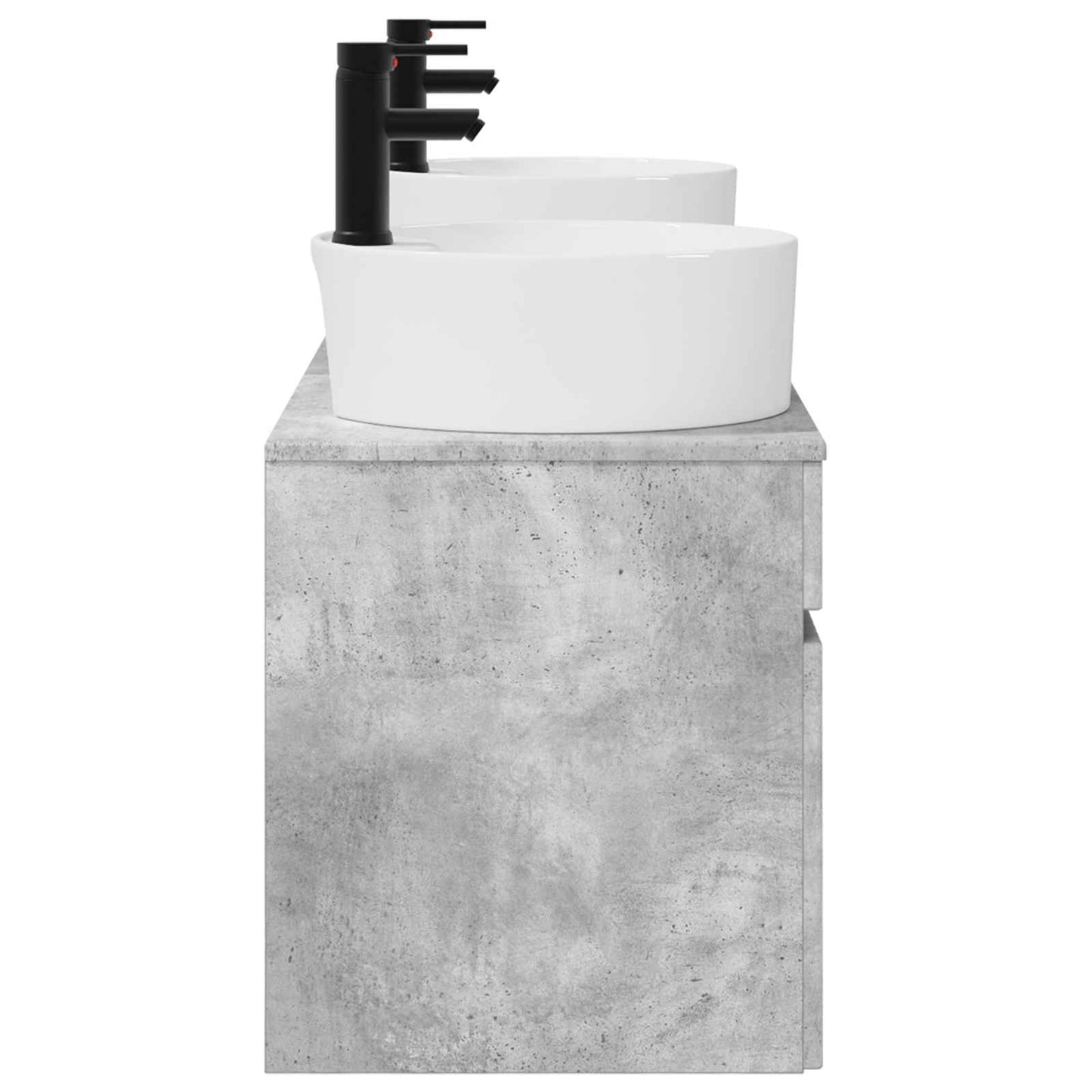 Bathroom Cabinet Set 3 pcs Concrete Grey 49 x 44.5 x 65 cm