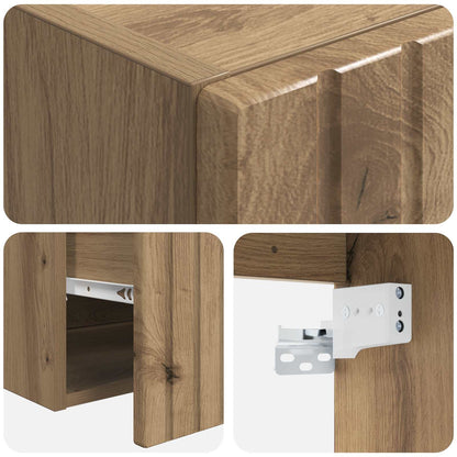 Bathroom Cabinet Set 3 pcs Artisan Oak 49 x 44.5 x 65 cm