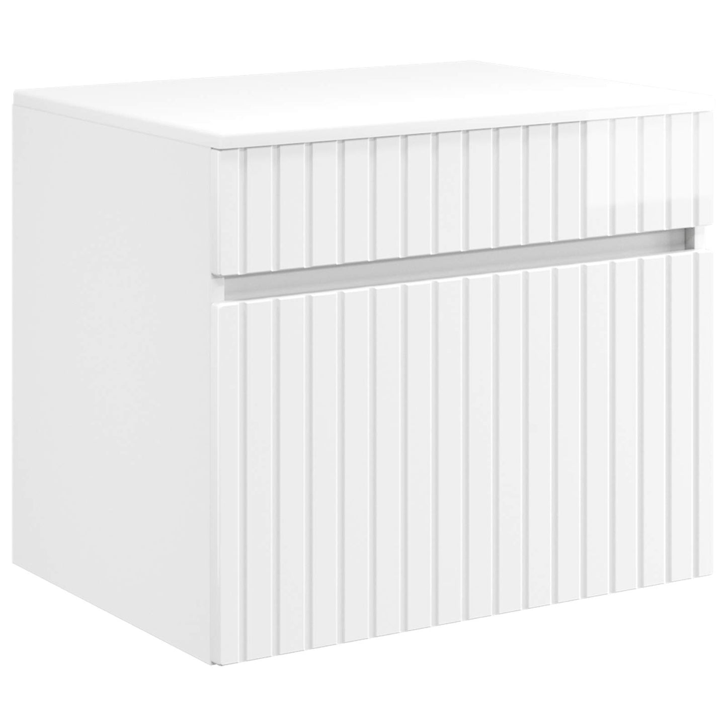 Bathroom Cabinet Set 3 pcs High Gloss White 49 x 44.5 x 66.5 cm