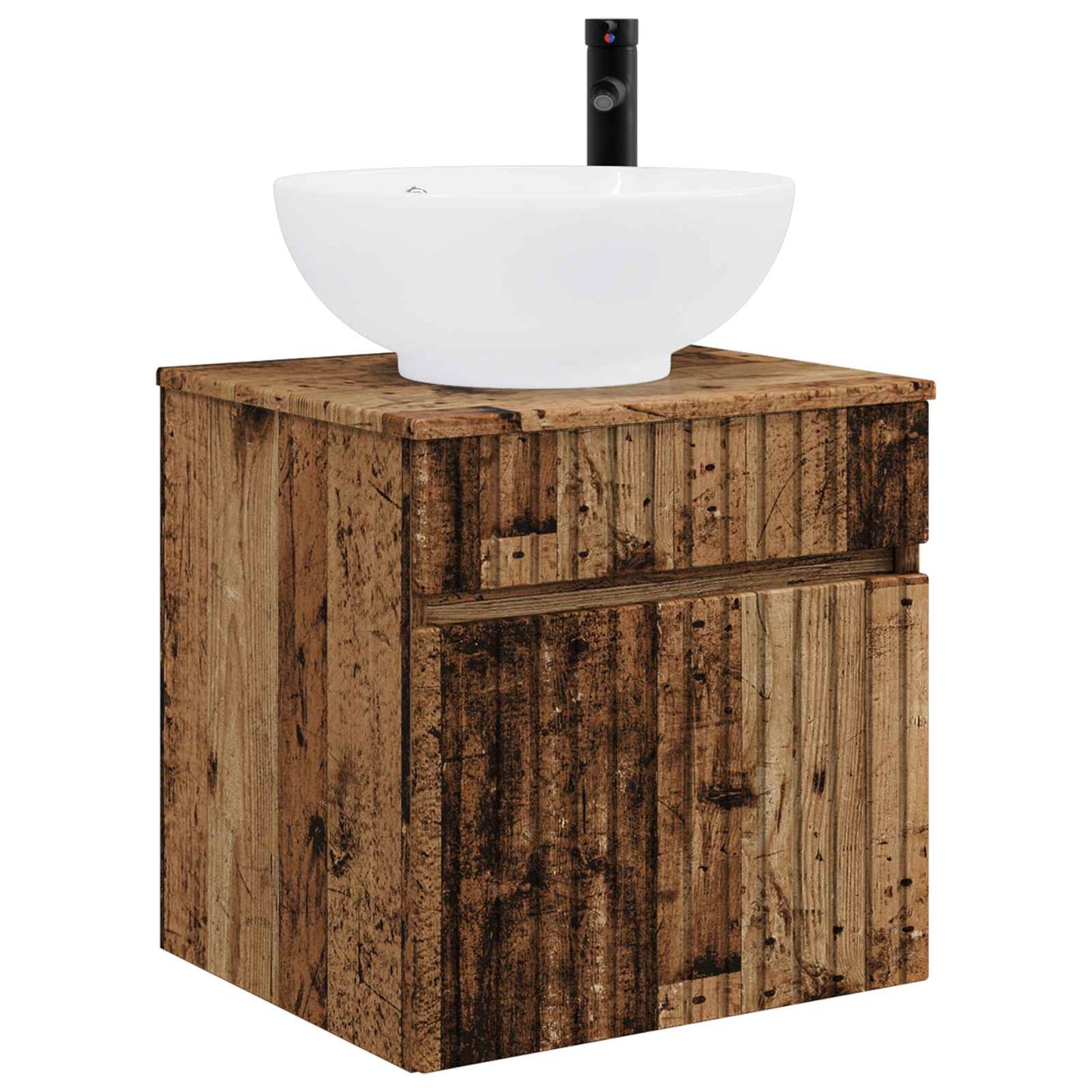 Bathroom Cabinet Set 3 pcs Old Wood 49 x 44.5 x 66.5 cm
