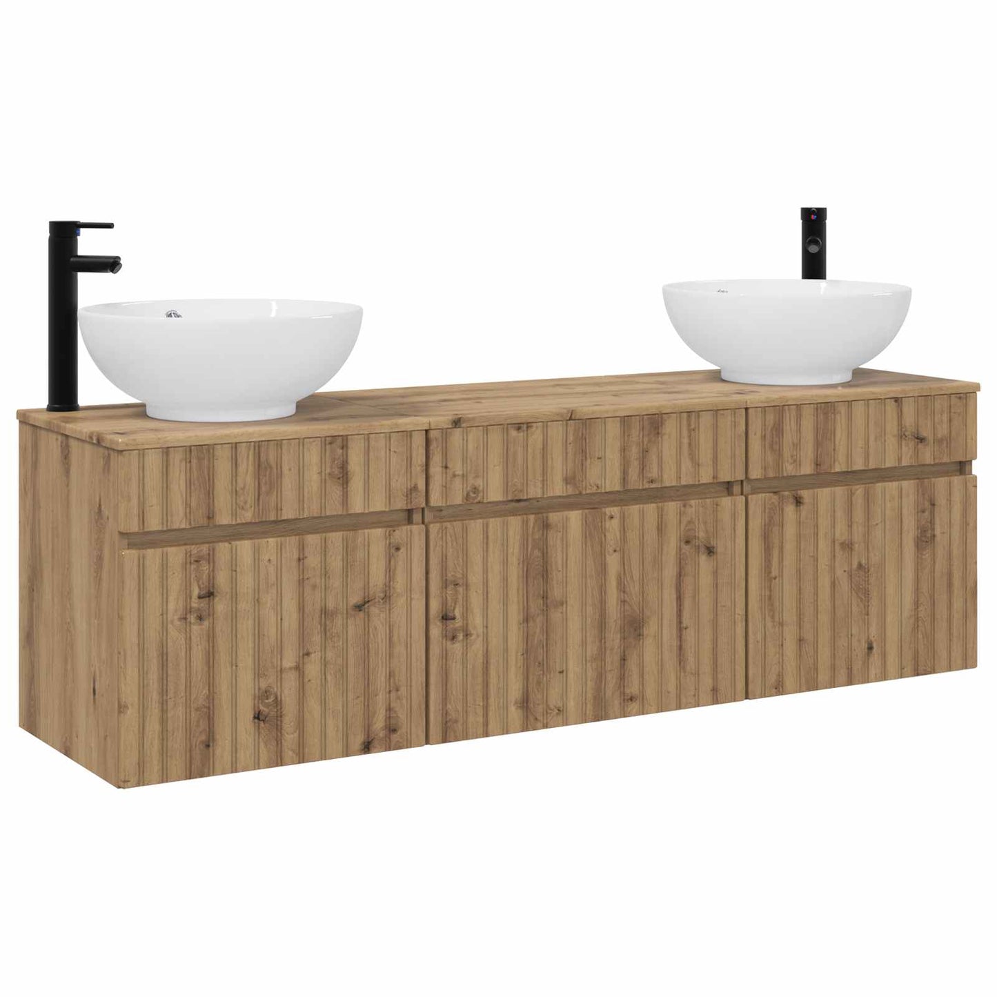Bathroom Cabinet Set 3 pcs Artisan Oak 49 x 44.5 x 66.5 cm