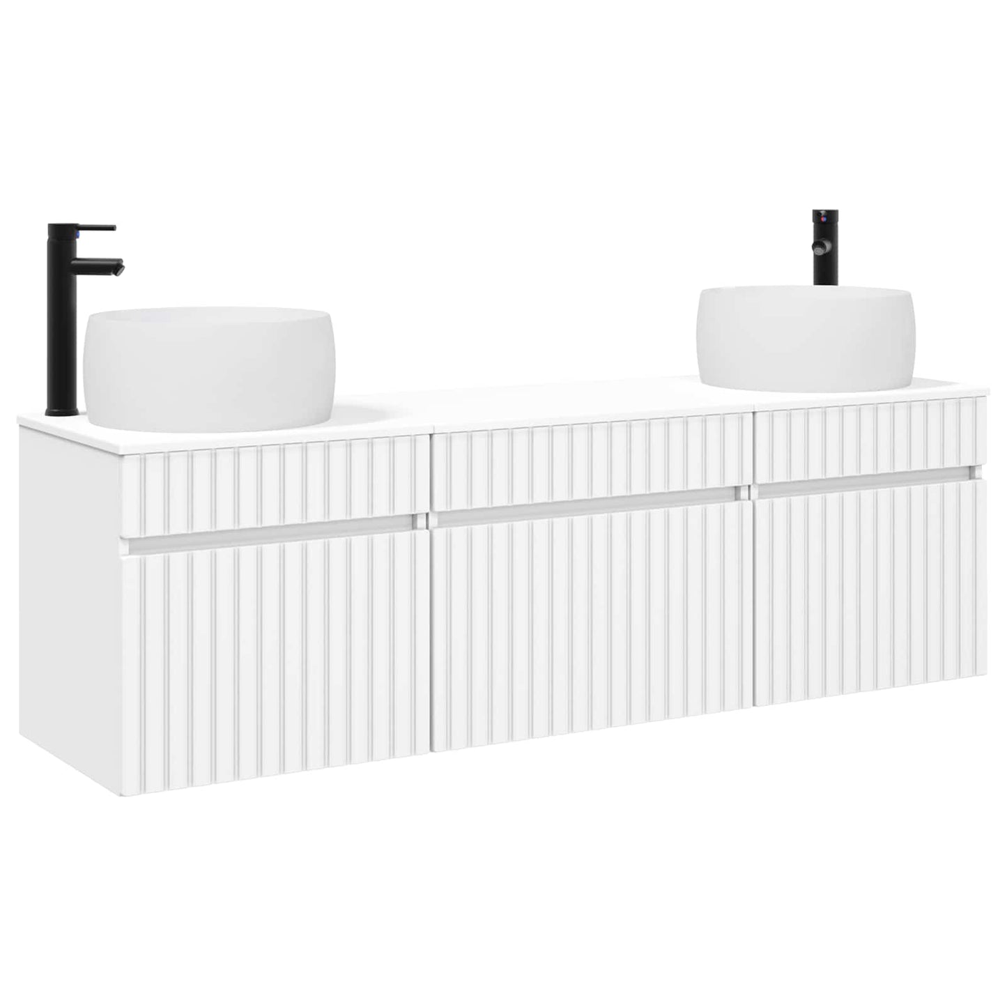 Bathroom Cabinet Set 3 pcs White 49 x 44.5 x 66 cm