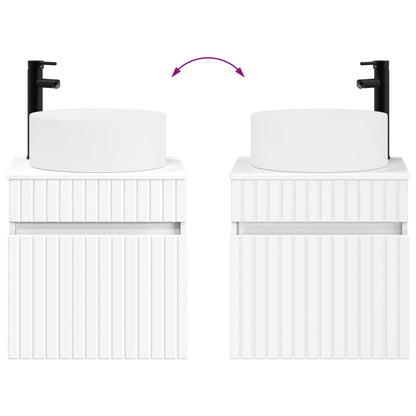 Bathroom Cabinet Set 3 pcs White 49 x 44.5 x 65.5 cm