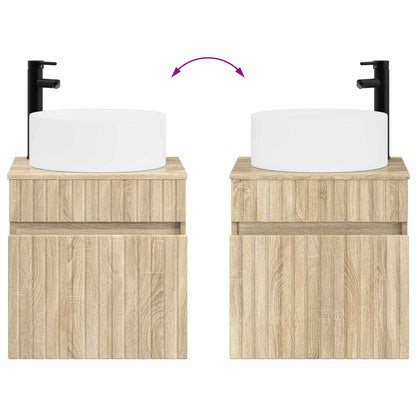 Bathroom Cabinet Set 3 pcs Sonoma Oak 49 x 44.5 x 65.5 cm