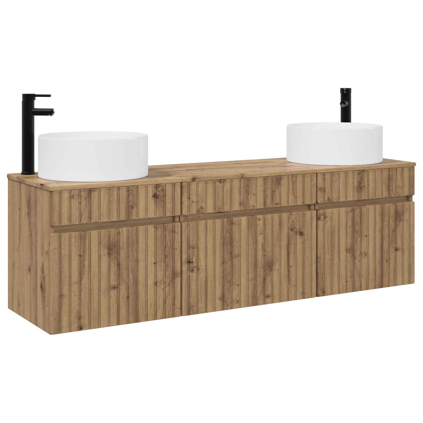 Bathroom Cabinet Set 3 pcs Artisan Oak 49 x 44.5 x 65.5 cm