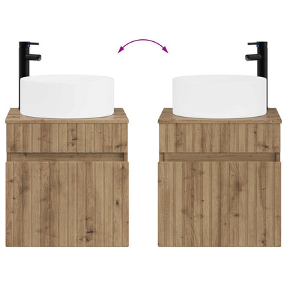 Bathroom Cabinet Set 3 pcs Artisan Oak 49 x 44.5 x 65.5 cm