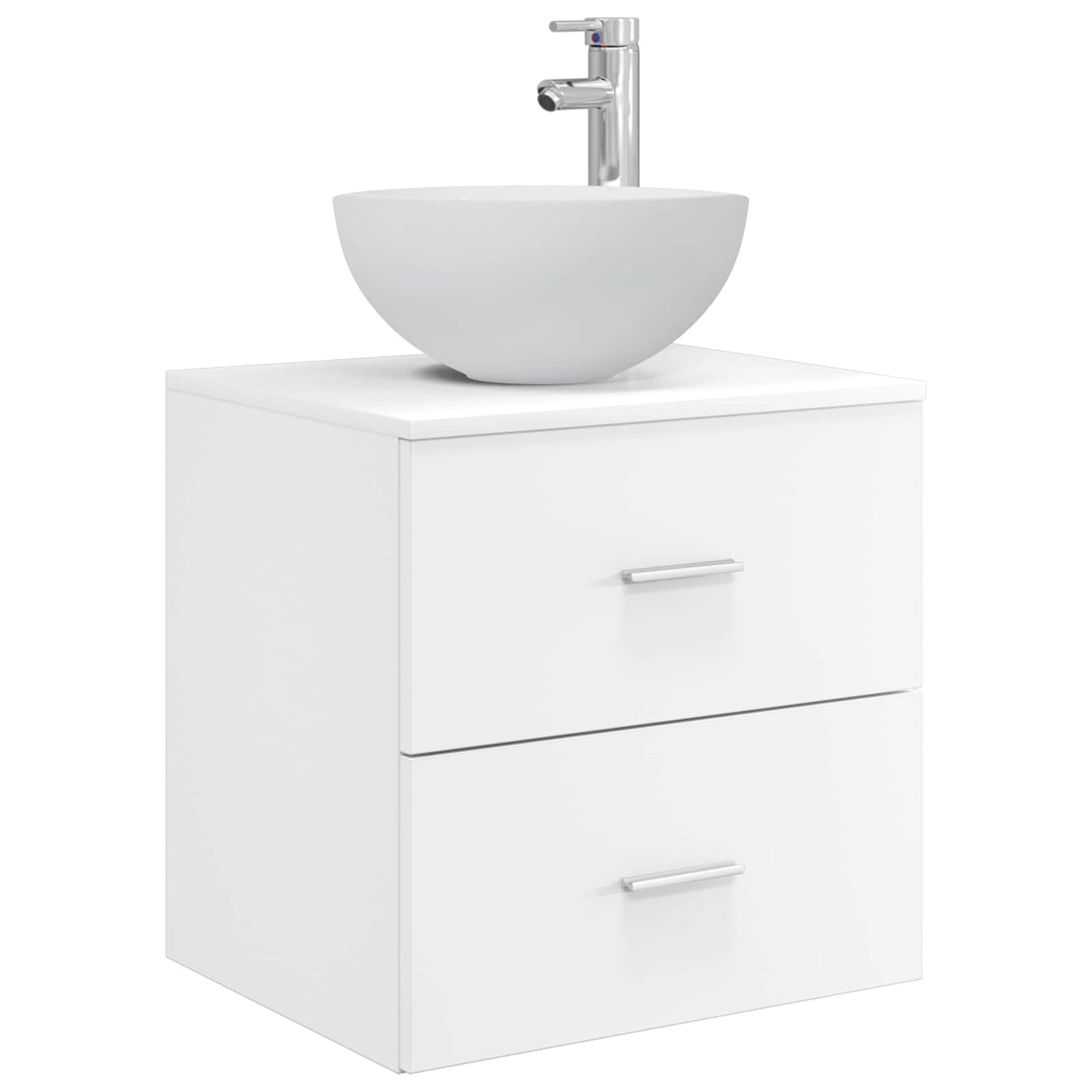 Bathroom Cabinet Set 3 pcs White 49.5 x 35 x 63 cm