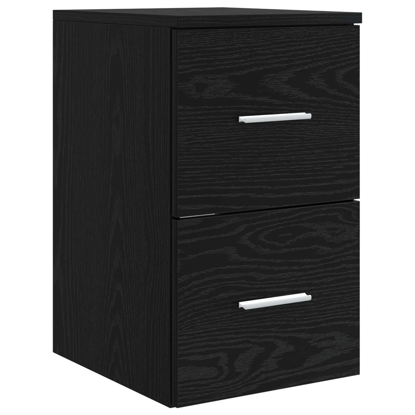 Bathroom Cabinet Set 3 pcs Black Oak 49.5 x 35 x 63 cm
