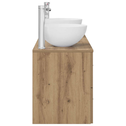 Bathroom Cabinet Set 3 pcs Artisan Oak 49.5 x 35 x 63 cm