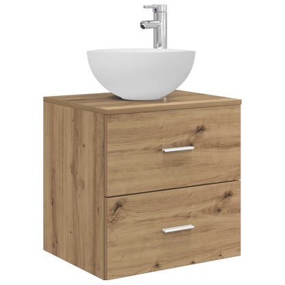 Bathroom Cabinet Set 3 pcs Artisan Oak 49.5 x 41 x 64.5 cm
