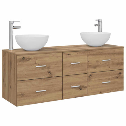 Bathroom Cabinet Set 3 pcs Artisan Oak 49.5 x 41 x 64.5 cm