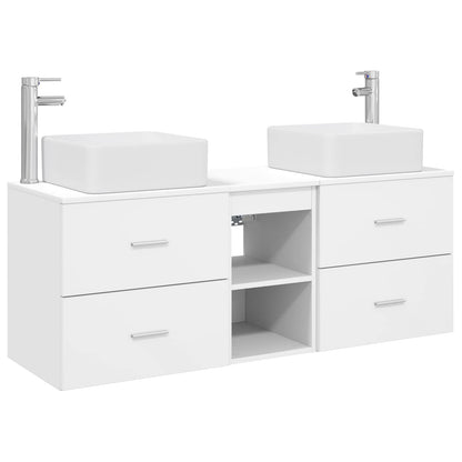 Bathroom Cabinet Set 3 pcs White 49.5 x 41 x 63 cm