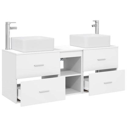 Bathroom Cabinet Set 3 pcs White 49.5 x 41 x 63 cm