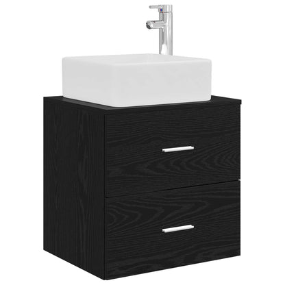 Bathroom Cabinet Set 3 pcs Black 49.5 x 41 x 63 cm