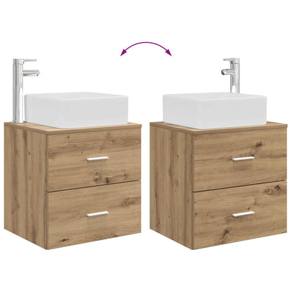 Bathroom Cabinet Set 3 pcs Artisan Oak 49.5 x 41 x 63 cm