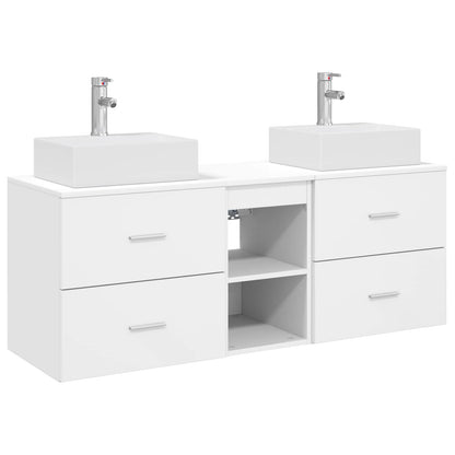 Bathroom Cabinet Set 3 pcs White 49.5 x 41 x 62.5 cm