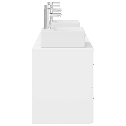Bathroom Cabinet Set 3 pcs White 49.5 x 41 x 62.5 cm