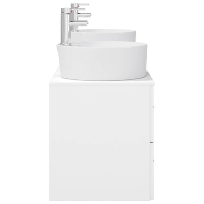 Bathroom Cabinet Set 3 pcs White 62.5 x 44.5 x 50 cm