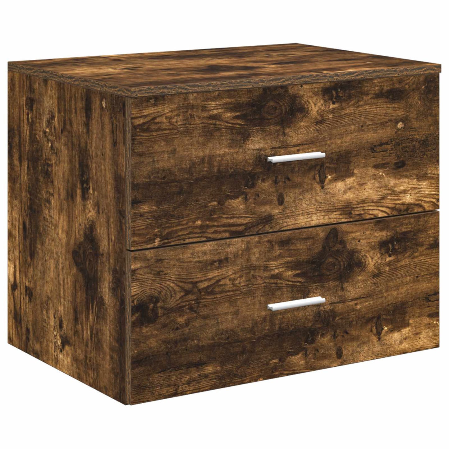 Bathroom Cabinet Set 3 pcs Smoked Oak 62.5 x 44.5 x 50 cm