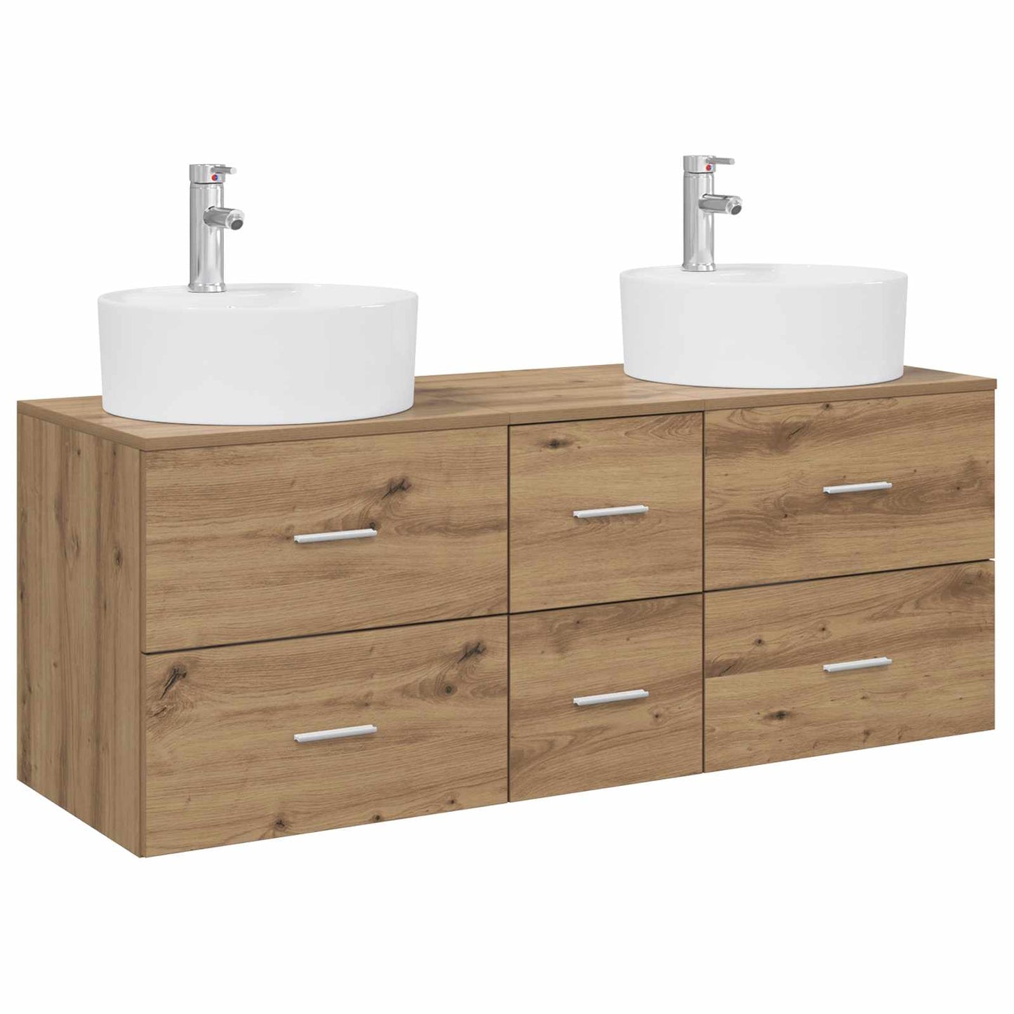 Bathroom Furniture Set 3 pcs Artisan Oak 49.5 x 44.5 x 65 cm