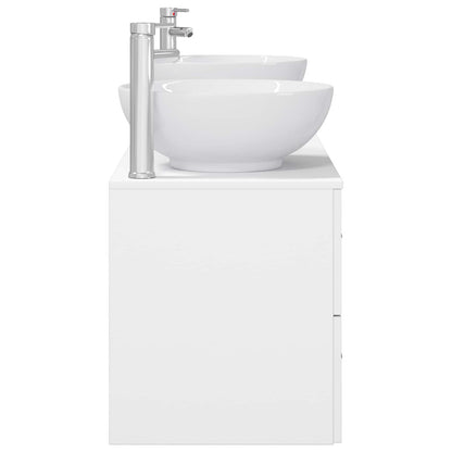 Bathroom Furniture Set 3 pcs White 49.5 x 44.5 x 65 cm