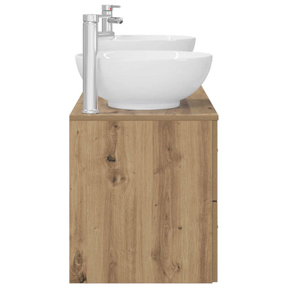 Bathroom Furniture Set 3 pcs Artisan Oak 49.5 x 44.5 x 65 cm