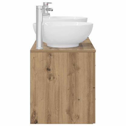 Bathroom Furniture Set 3 pcs Artisan Oak 49.5 x 44.5 x 65 cm