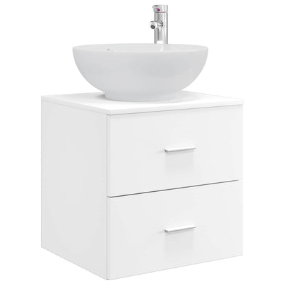 Bathroom Furniture Set 3 pcs White 49.5 x 44.5 x 65 cm