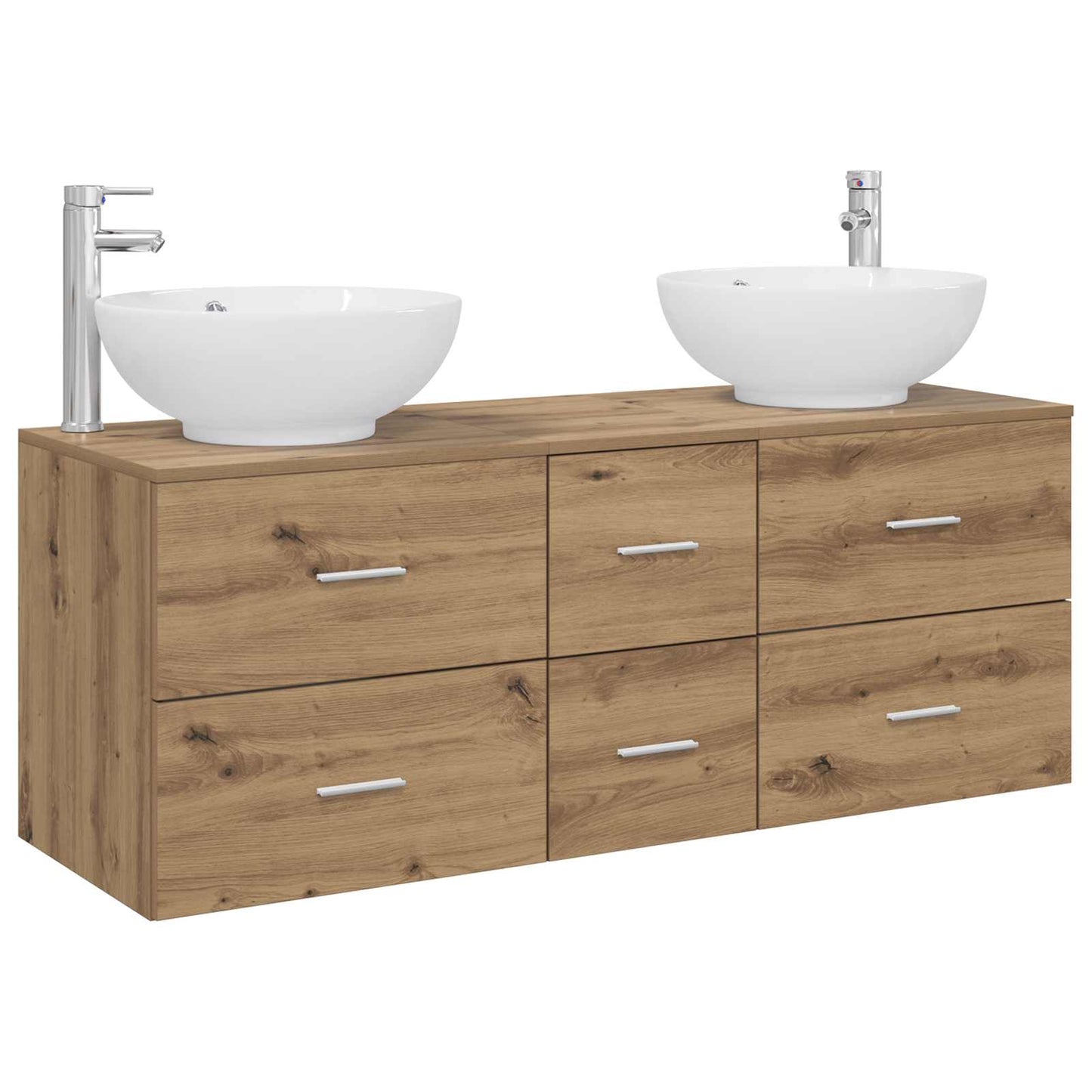 Bathroom Furniture Set 3 pcs Artisan Oak 49.5 x 44.5 x 65 cm