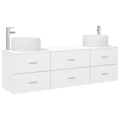 Bathroom Furniture Set 3 pcs White 49.5 x 44.5 x 66 cm