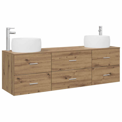 Bathroom Furniture Set 3 pcs Artisan Oak 49.5 x 44.5 x 66 cm