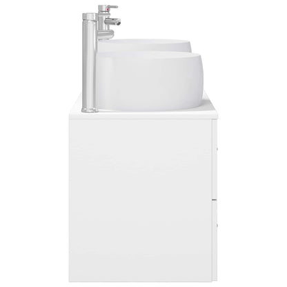 Bathroom Furniture Set 3 pcs White 49.5 x 44.5 x 66 cm