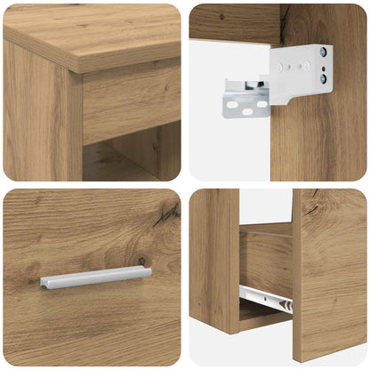 Bathroom Furniture Set 3 pcs Artisan Oak 49.5 x 44.5 x 66 cm
