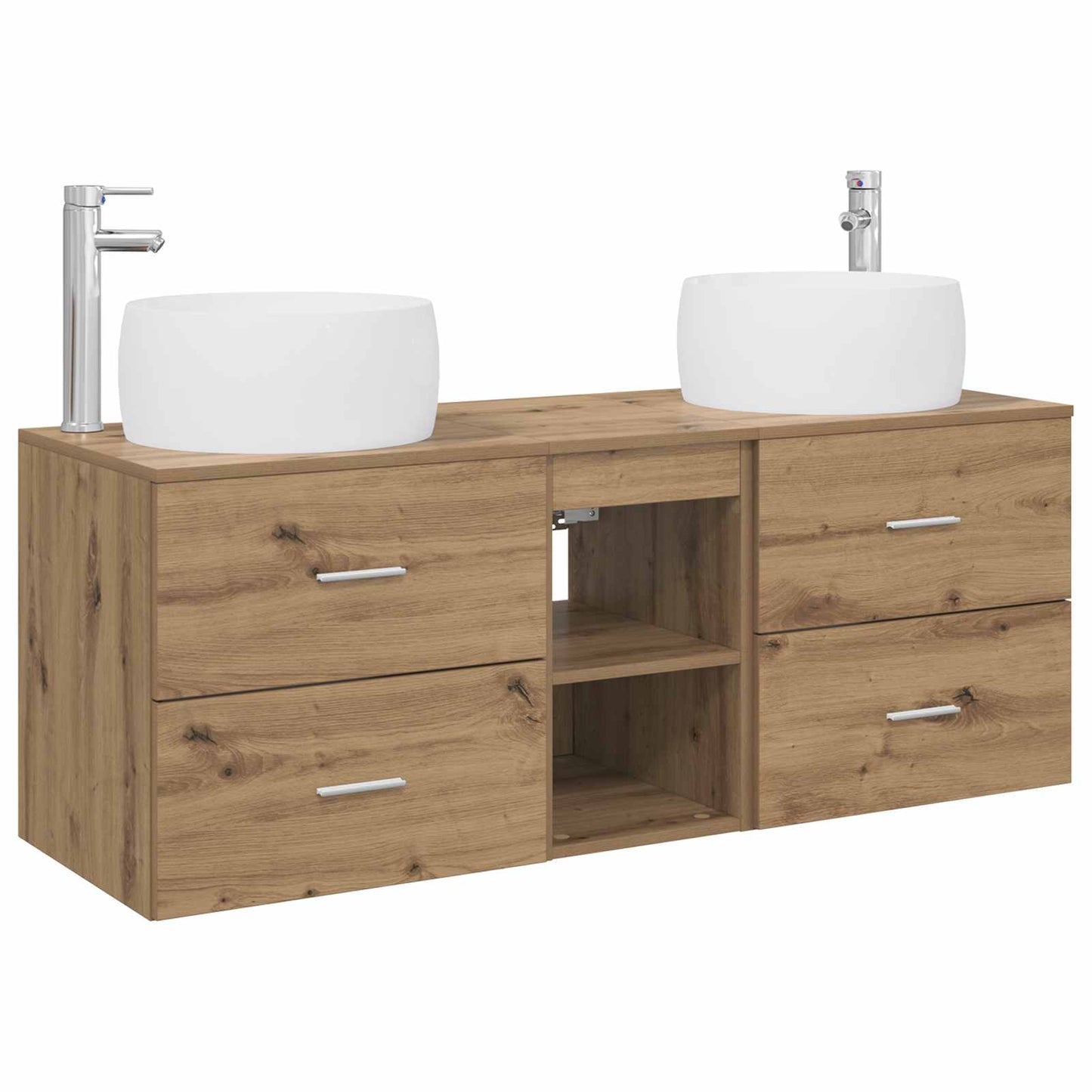 Bathroom Furniture Set 3 pcs Artisan Oak 49.5 x 44.5 x 66 cm