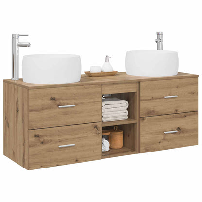 Bathroom Furniture Set 3 pcs Artisan Oak 49.5 x 44.5 x 66 cm