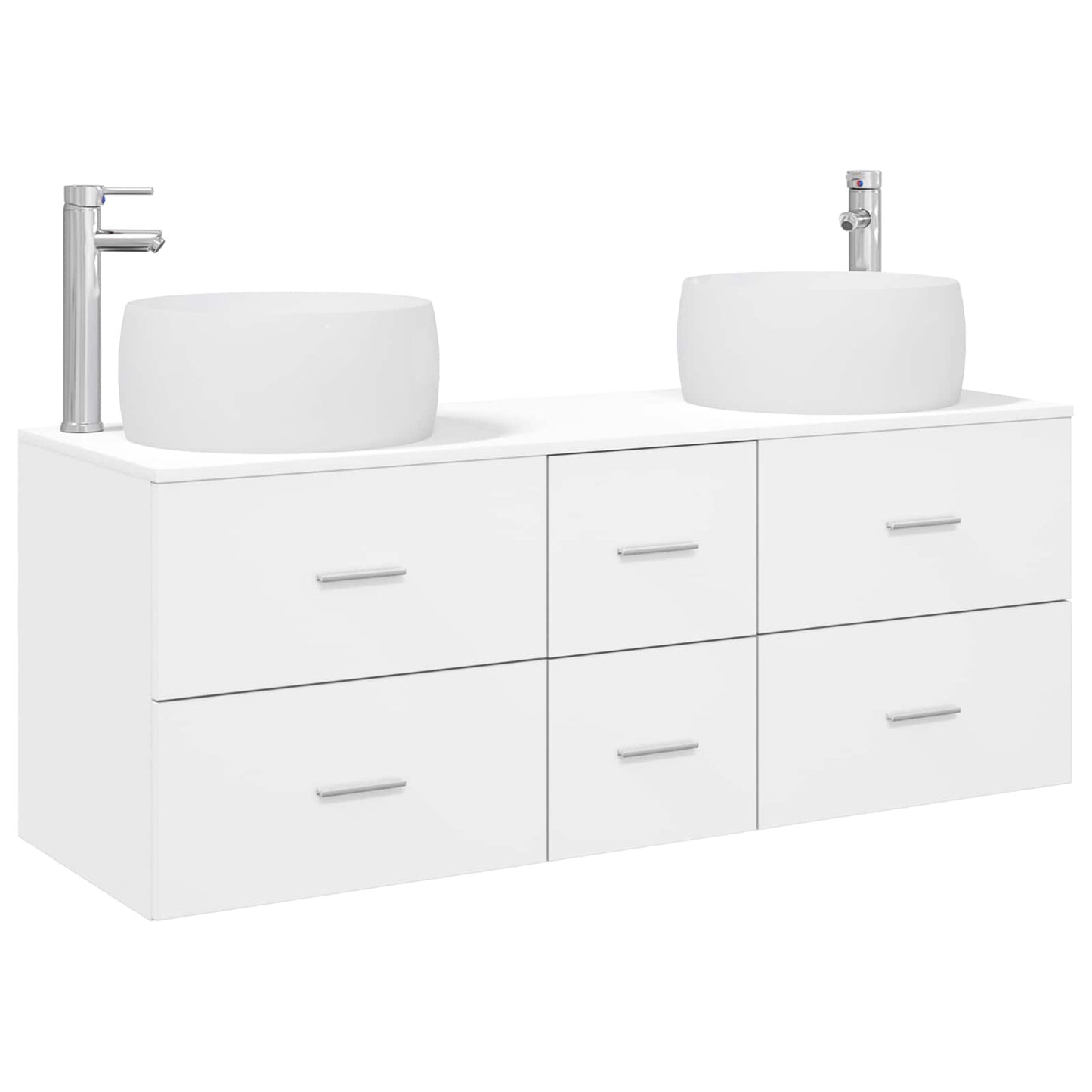 Bathroom Furniture Set 3 pcs White 49.5 x 44.5 x 66 cm